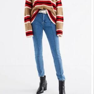 BDG Twig High Rise Blue Skinny Jeans Seamed Front Size‎ 27 Ankle